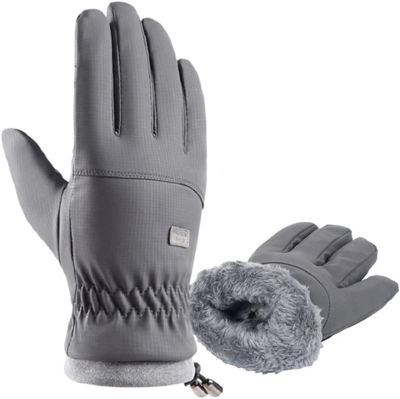 Eohak Men and Women Ski Gloves Winter Cold Weather Gloves Touchscreen Warm Waterproof Gloves for Cycling, Running, Driving, Skiing - Image 3